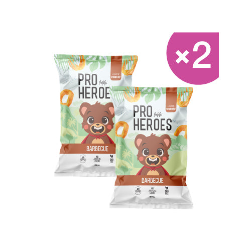 Prolife Pro Heroes Barbecue Flavor Puffs (30gm) - Pack of 2