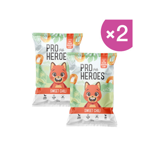 Prolife Pro Heroes Sweet Chili Flavor Puffs (30gm) - Pack of 2