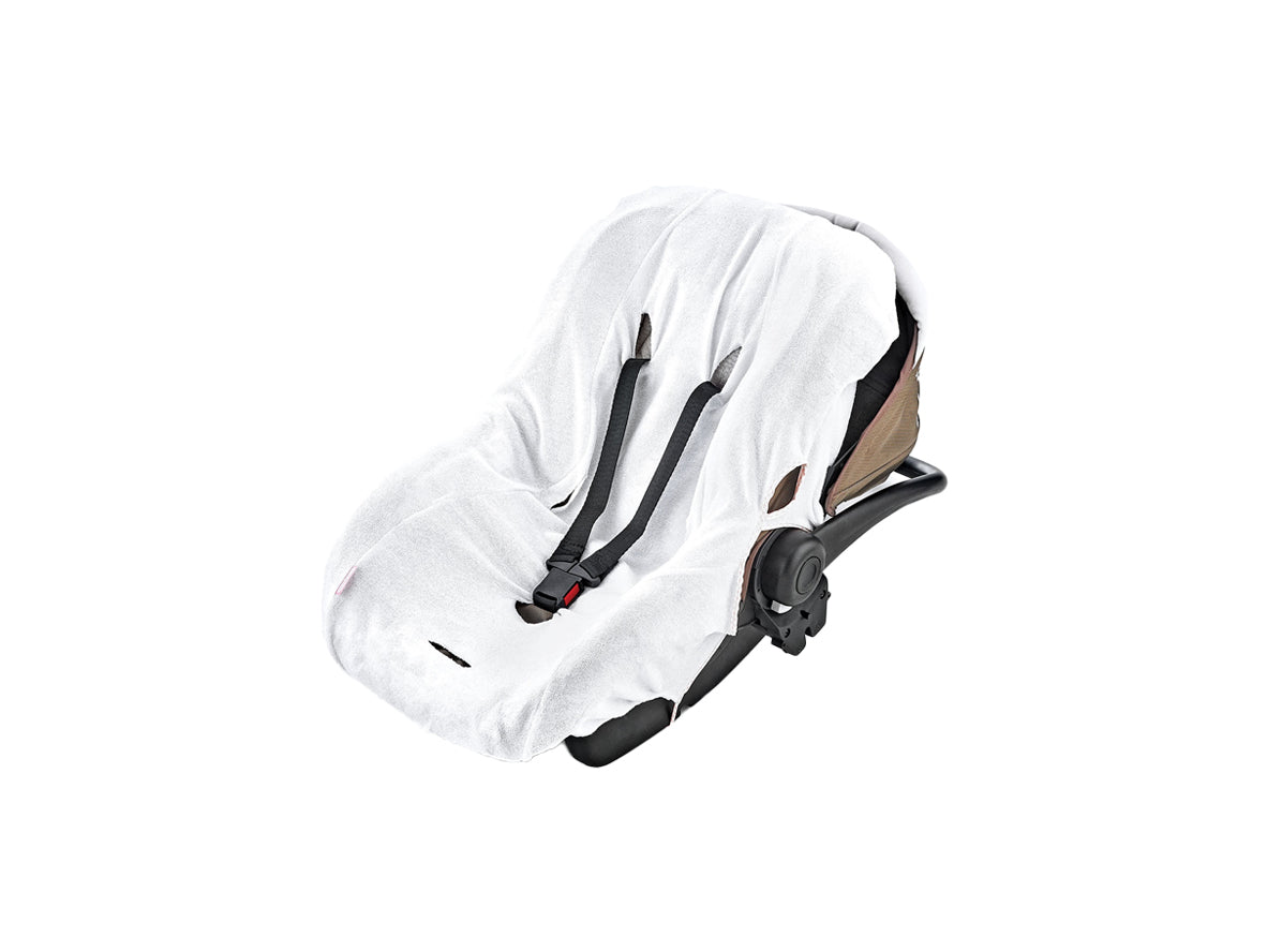 Babyjem Car Seat Towel Cover Small – White