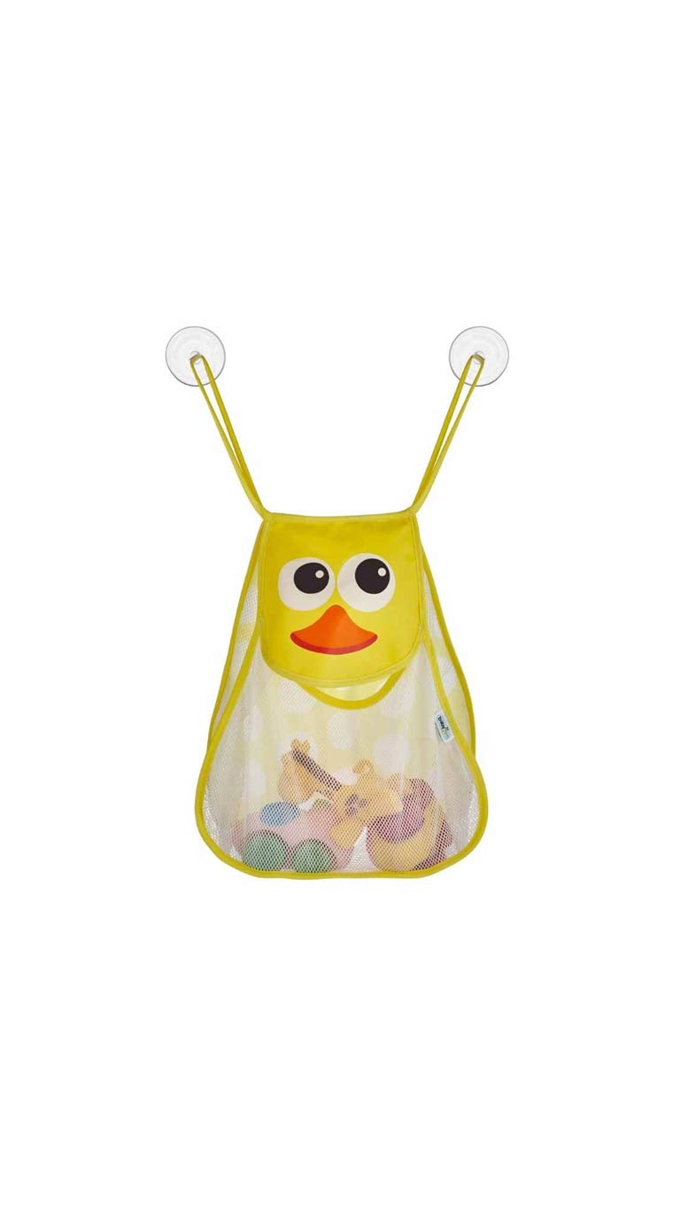 Babyjem Bath Toy Organizer Duck - Yellow