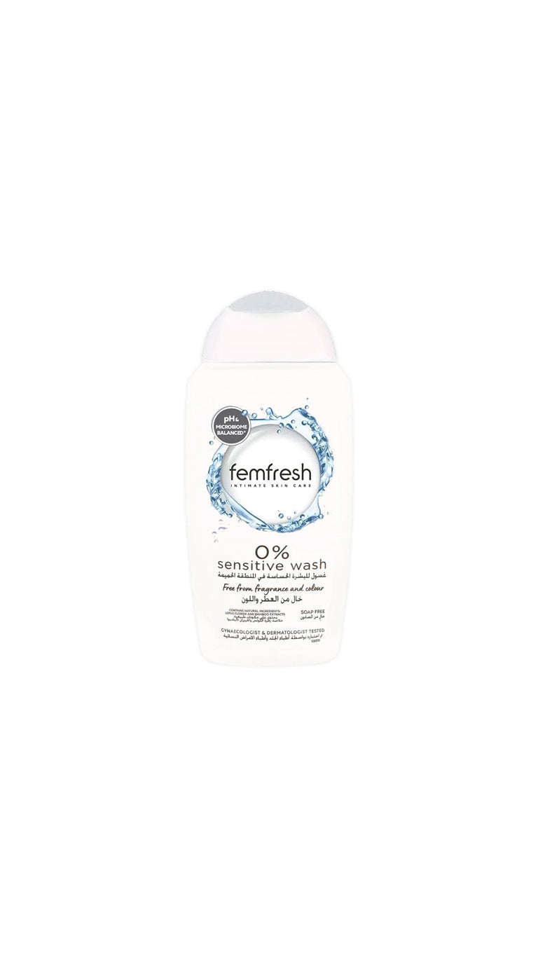 Femfresh 0% Sensitive Intimate Wash - 250ml