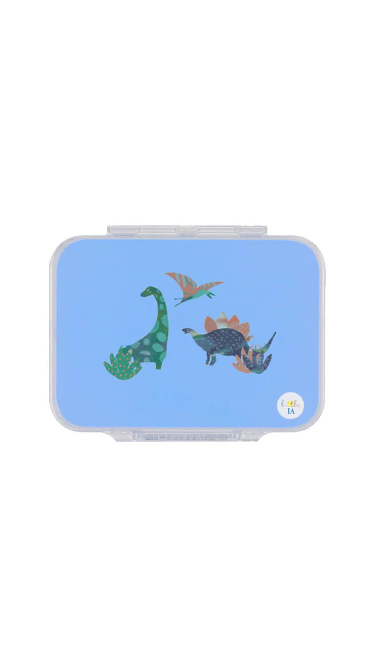 Little IA Tritan Bento Box (Clear) - Dinosaur