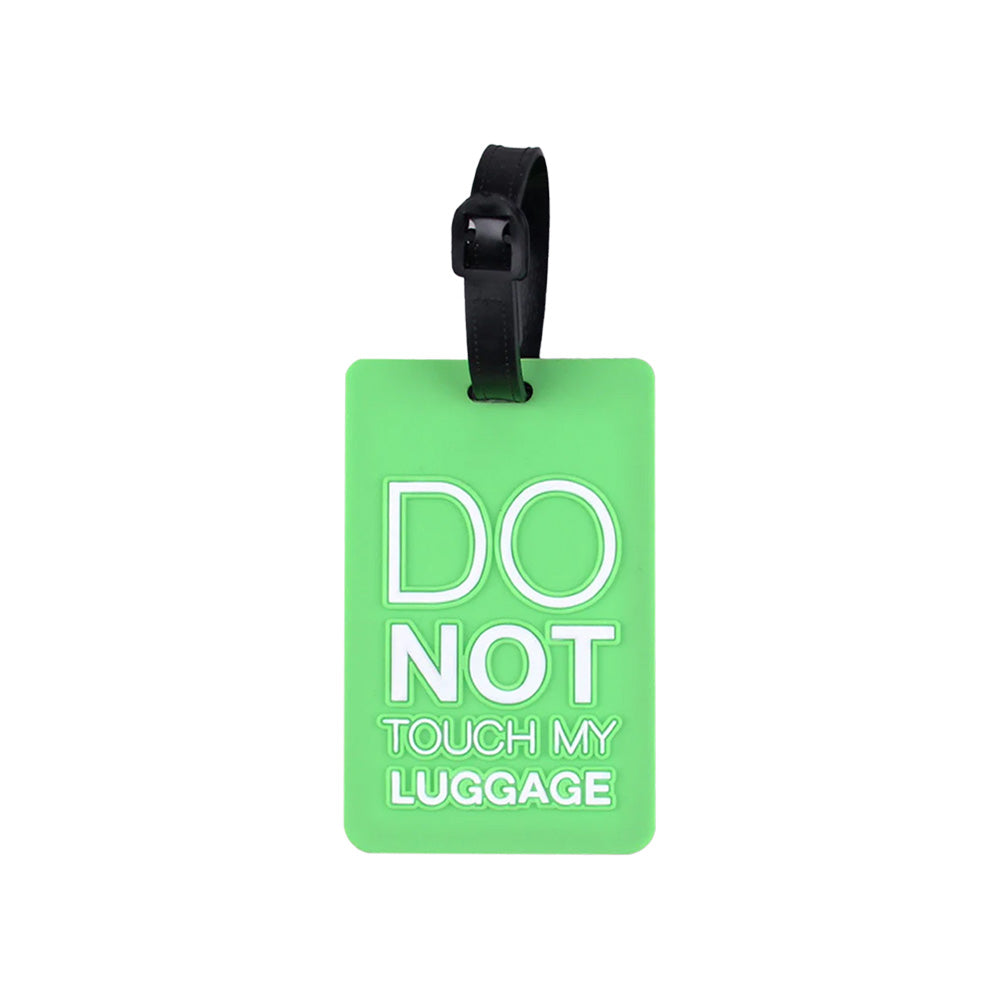 Luggage Tag - Do Not Touch My Luggage Travel Tag! - Mint Green
