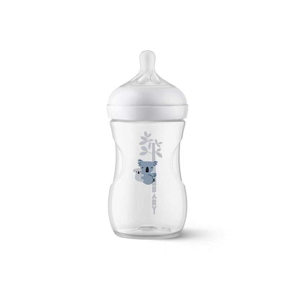 Philips Avent Natural Response Plastic Bottle (1m+) Koala - 260ml