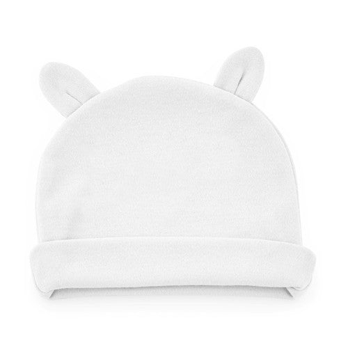 Babyjem Newborn Hat Ears – White