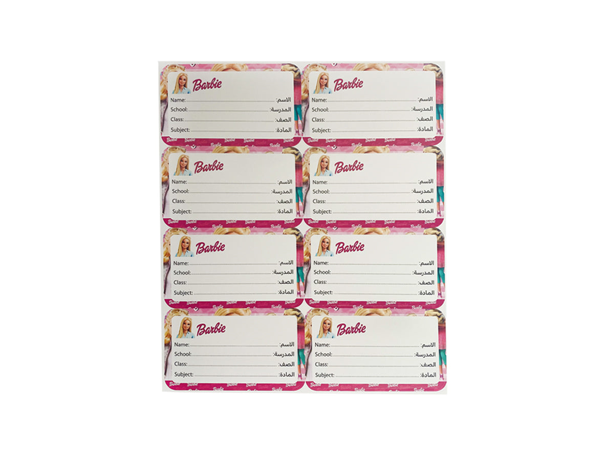 Barbie Sticker Labels - 40 Stickers