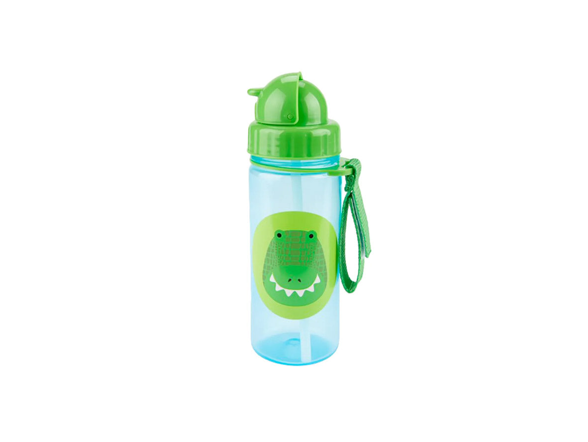 Skiphop Zoo Straw Bottle - Crocodile