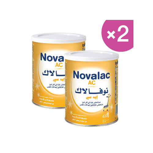 Novalac AC (Anti Colic Formula) (0-6m)  400g - Pack of  2