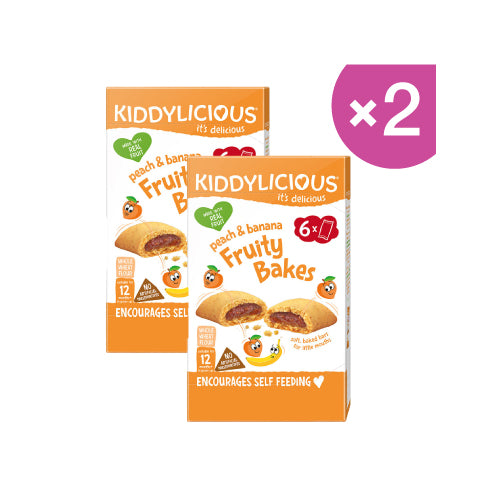 Kiddylicious Fruity Bakes Peach & Banana (12m)