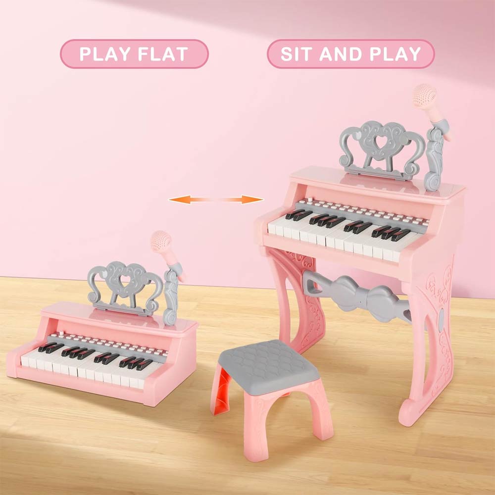 Lijin 25 Keys Electronic Piano - Pink