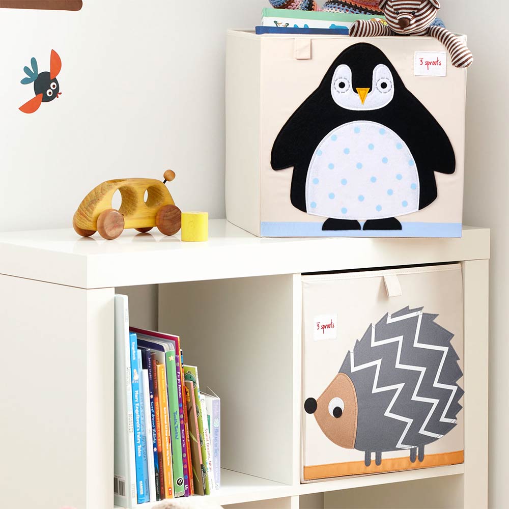 3 Sprouts Storage Box - Penguin