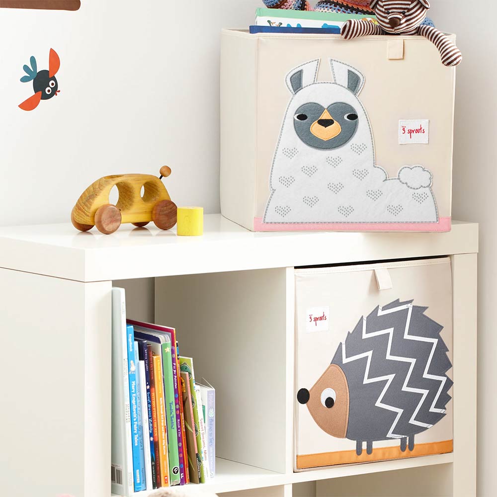 3 Sprouts Storage Box - Llama
