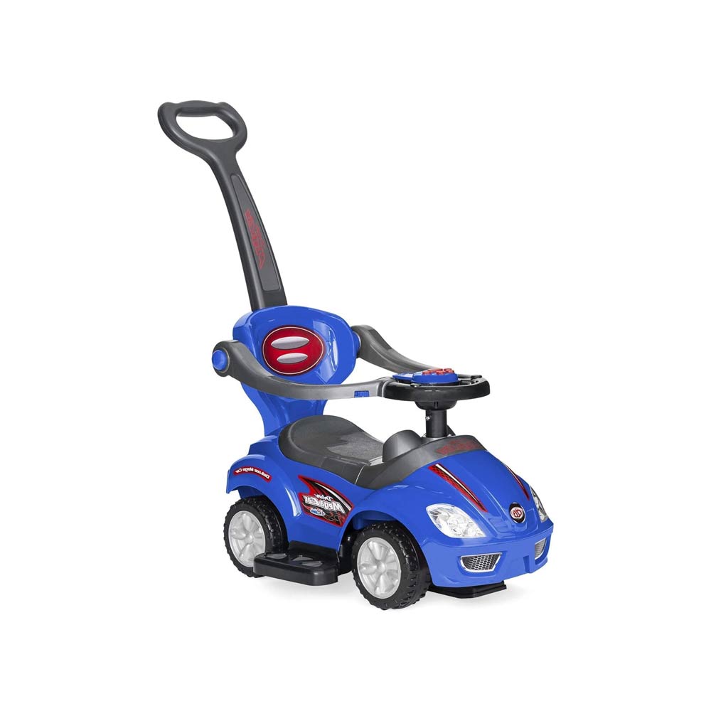 3-in-1 Baby Walker Car (18-36m) - Blue