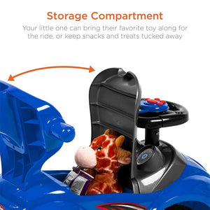 3-in-1 Baby Walker Car (18-36m) - Blue