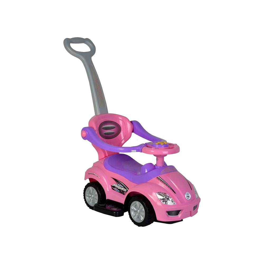 3-in-1 Baby Walker Car (18-36m) - Pink