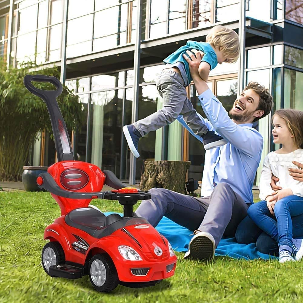 3-in-1 Baby Walker Car (18-36m) - Red