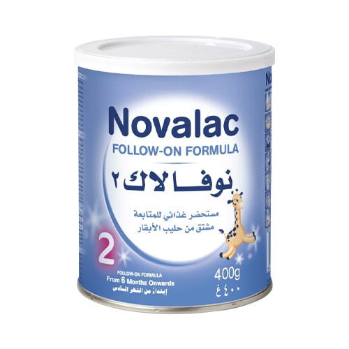 نوفالاك مستحضر غذائي للمتابعة المرحلة الثانية ( 6-12 شهر ) - 400 جرام