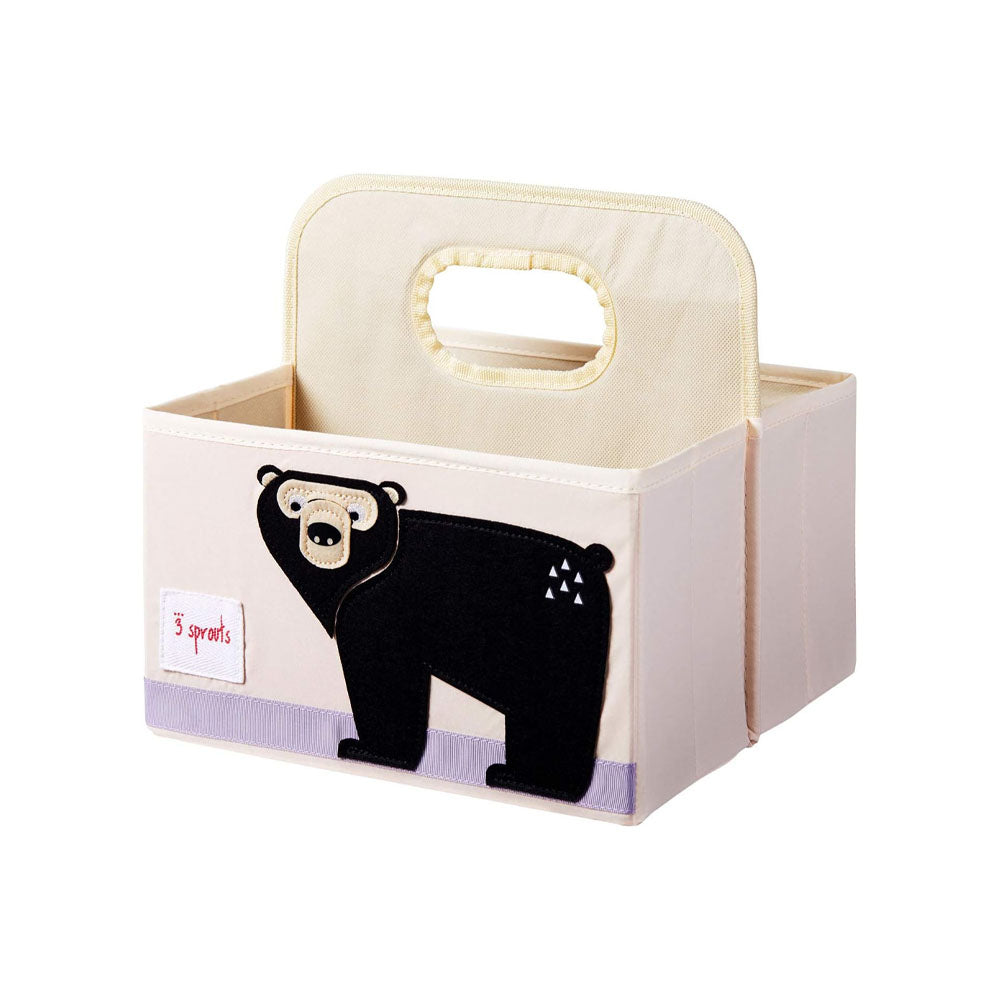 3 Sprouts Diaper Caddy Organizer  - Bear