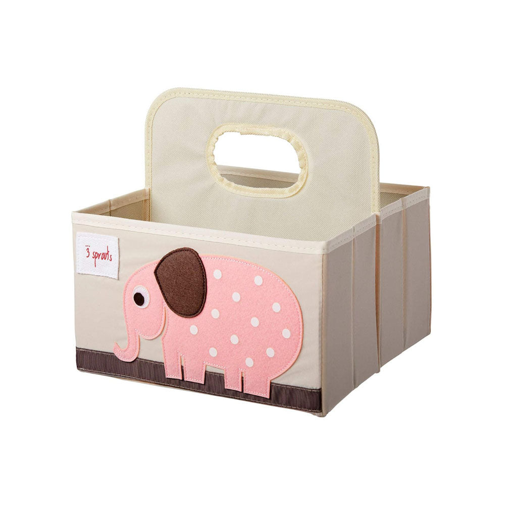 3 Sprouts Diaper Caddy Organizer  - Elephant
