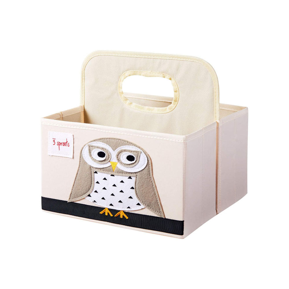 3 Sprouts Diaper Caddy Organizer  - Owl