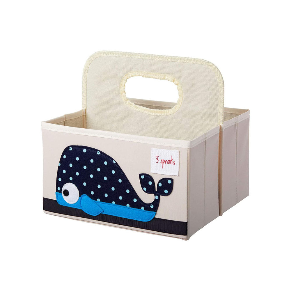3 Sprouts Diaper Caddy Organizer  - Whale