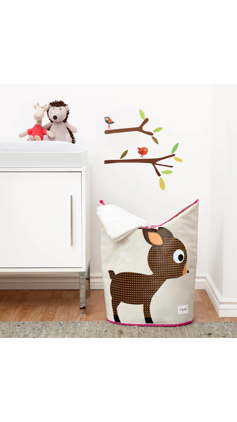 	3 Sprouts Laundry Hamper – Deer
