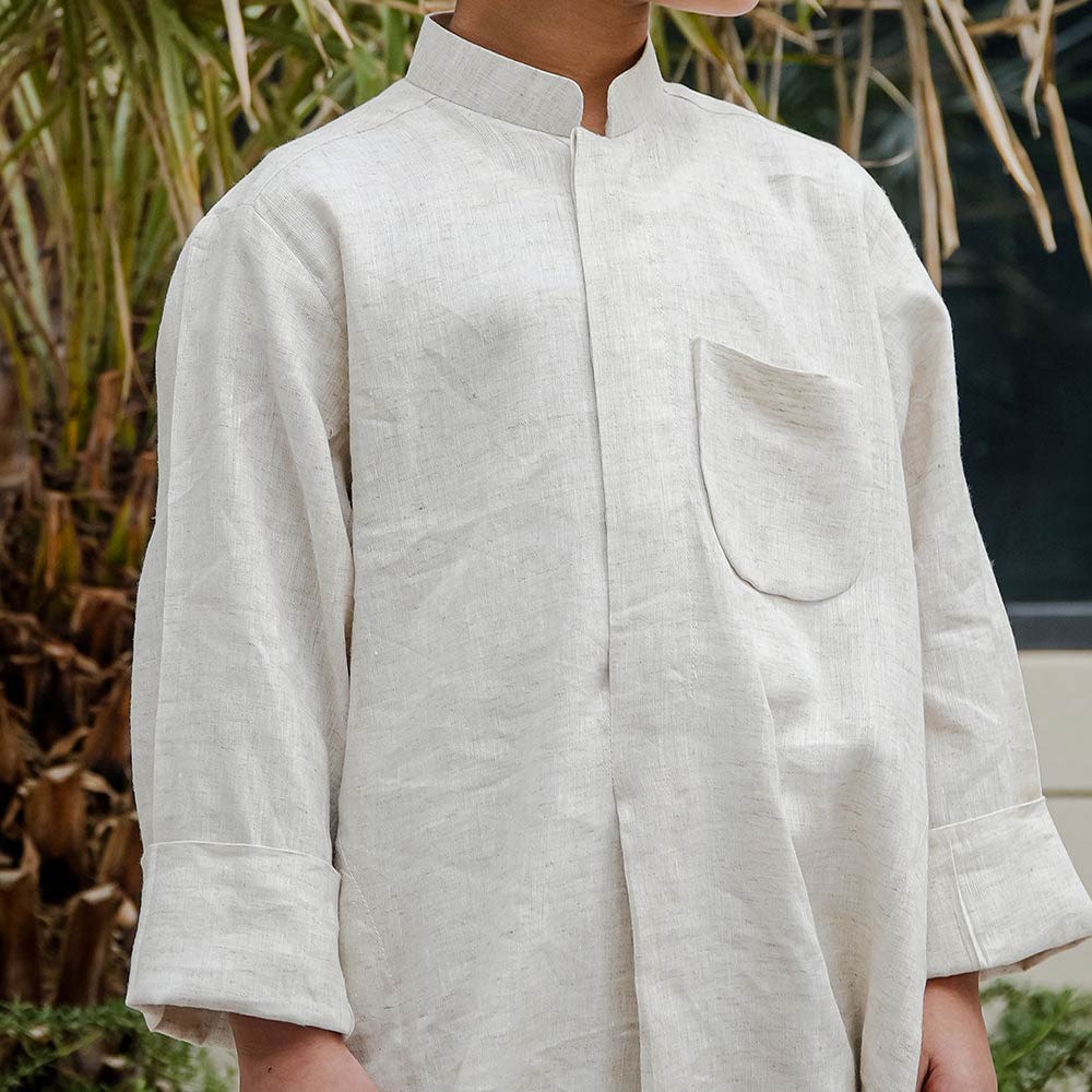 Linen Dishdasha Al Jazeera