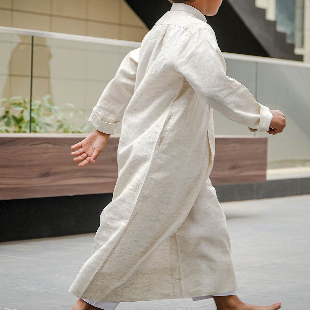 Linen Dishdasha Al Jazeera