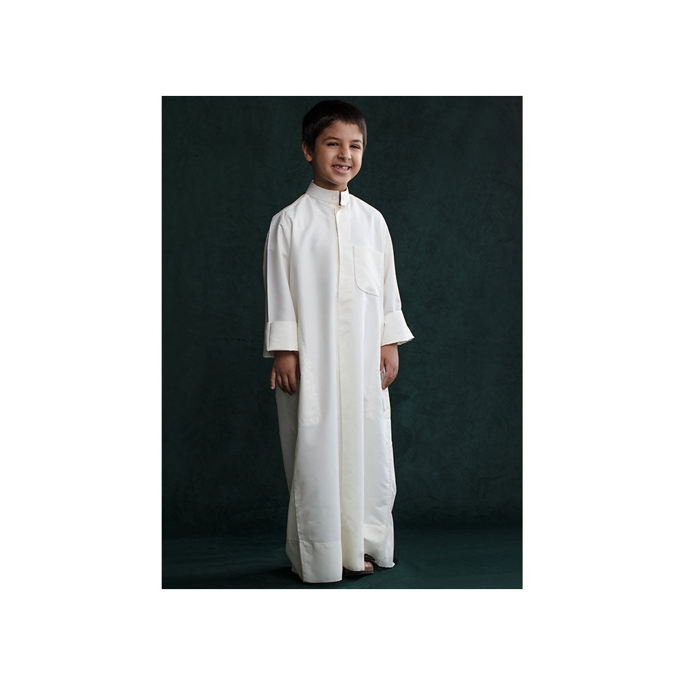 Al Safat Children's Dishdasha - Light Yellow