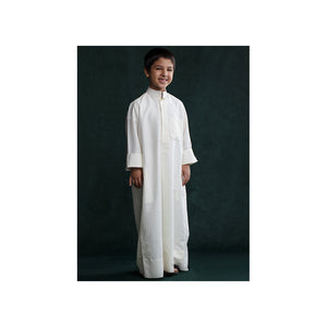 Al Safat Children's Dishdasha - Light Yellow