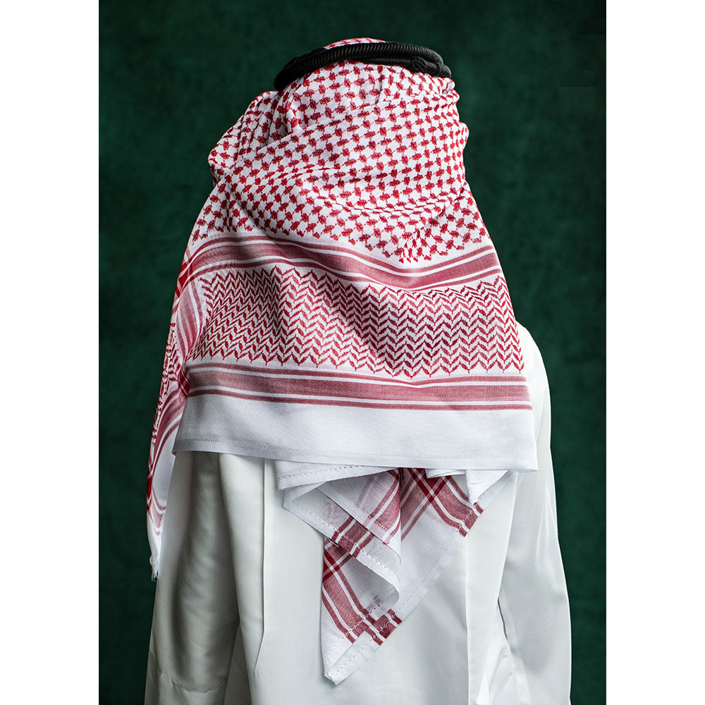 Al Safat Children's Shemagh Al Maraseem - Red