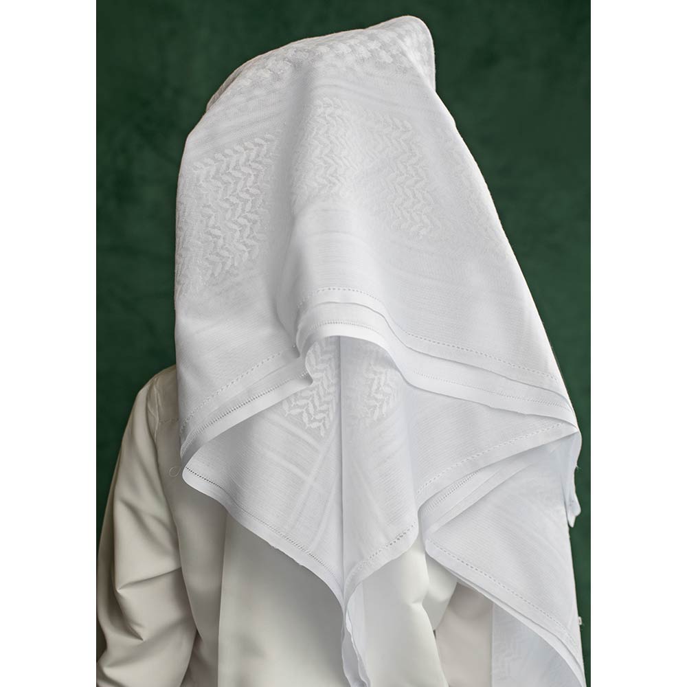 Al Safat Children's Shemagh Al Maraseem - White