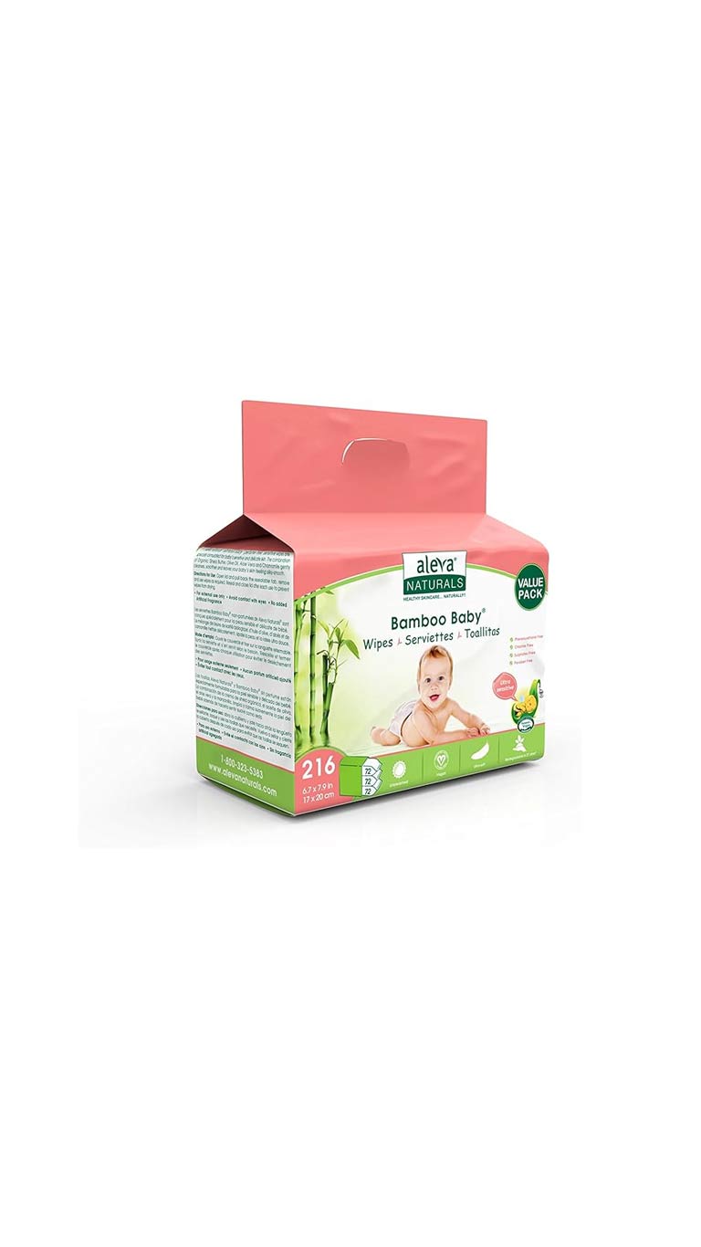 Bamboo Baby Wipes Sensitive 2+1 Kit