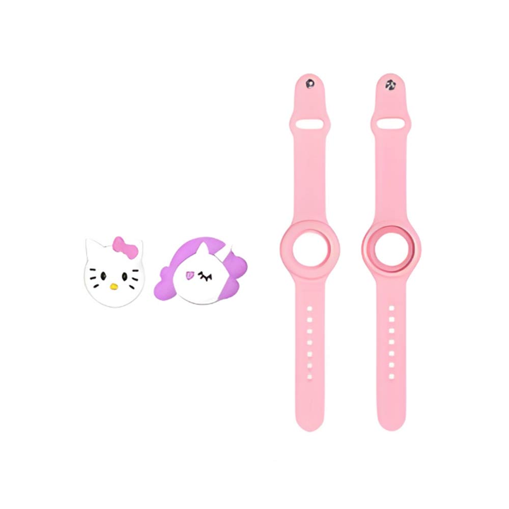 Allure Baby AirTag Watch with 2 Accessories Pink