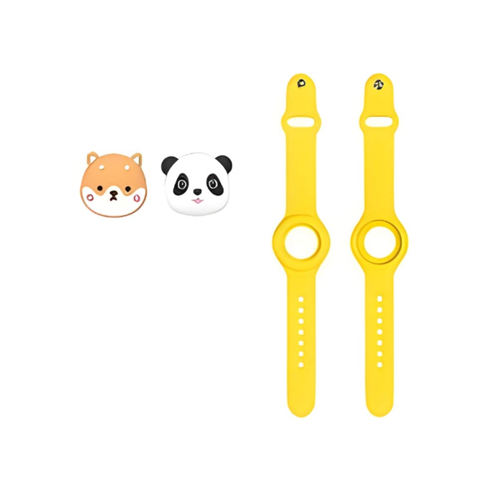 Allure Baby AirTag Watch with 2 Accessories Yellow