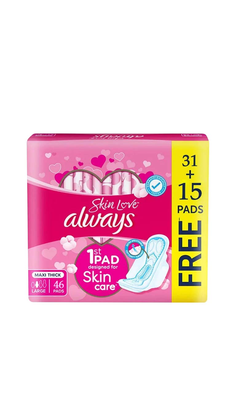 AlwaysSkinLoveMaxiThickLargeUnscented46