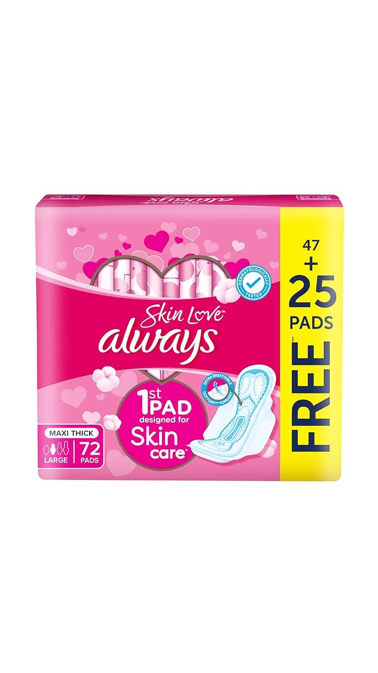 AlwaysSkinLoveMaxiThickLargeUnscented72