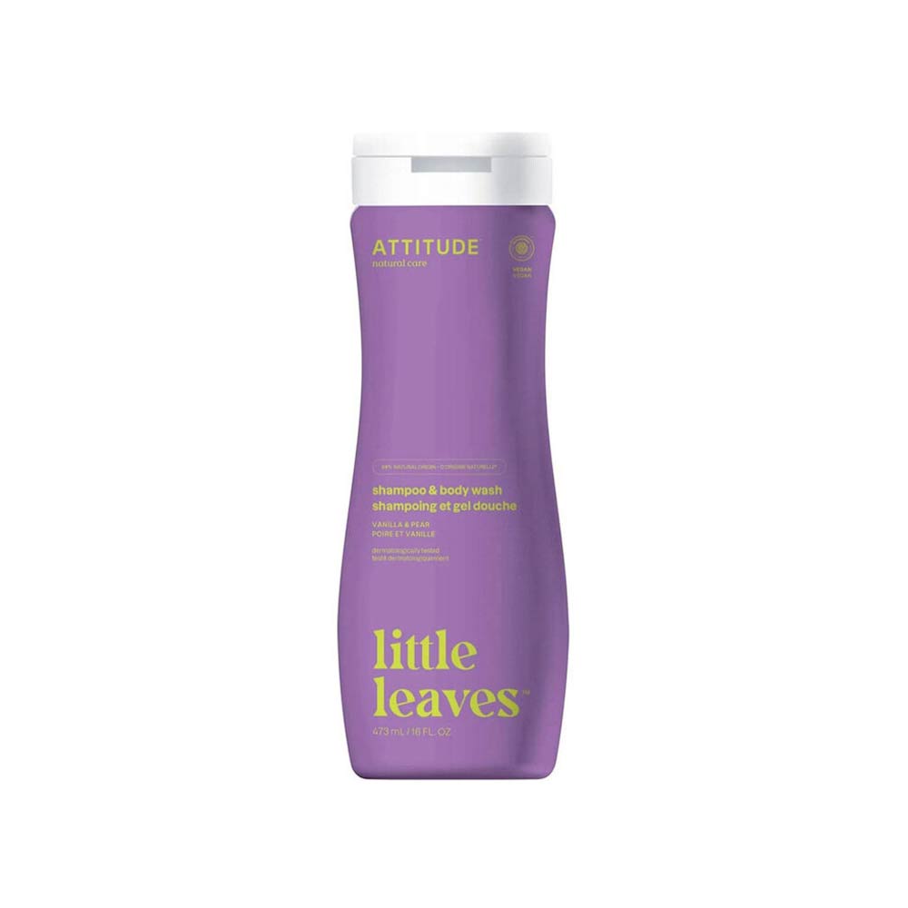 Attitude Little Leaves Shampoo & Body Wash (473ml) - Vanilla & Pear