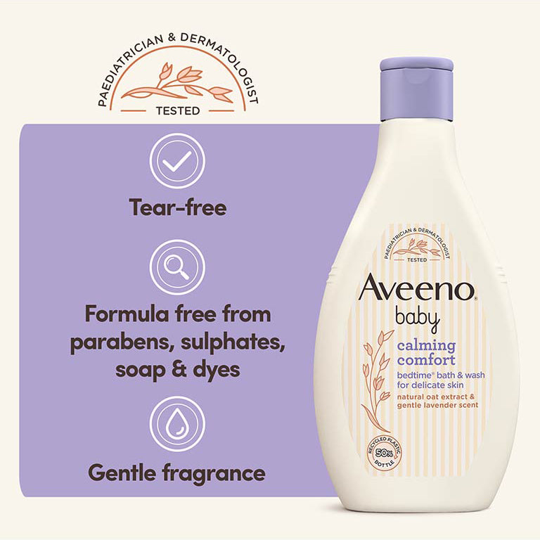 Aveeno Baby Calming Comfort Bath & Body Wash 250ml