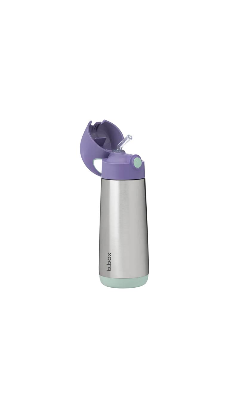 B.Box Hydration Insulated Drink Bottle 500ml - Lilac Pop