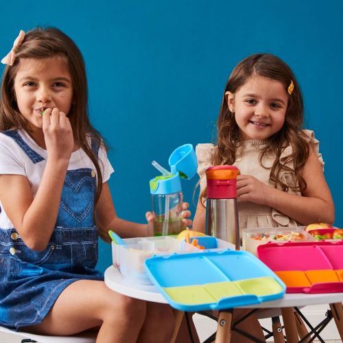 ب.بوكس صندوق غداء ميني 4 أقسام - مخفوق الفراولة