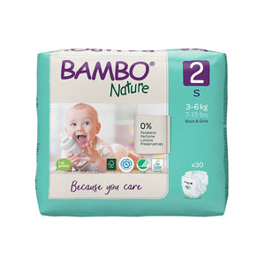 BAMBONatureSize2S36kg30Diapers