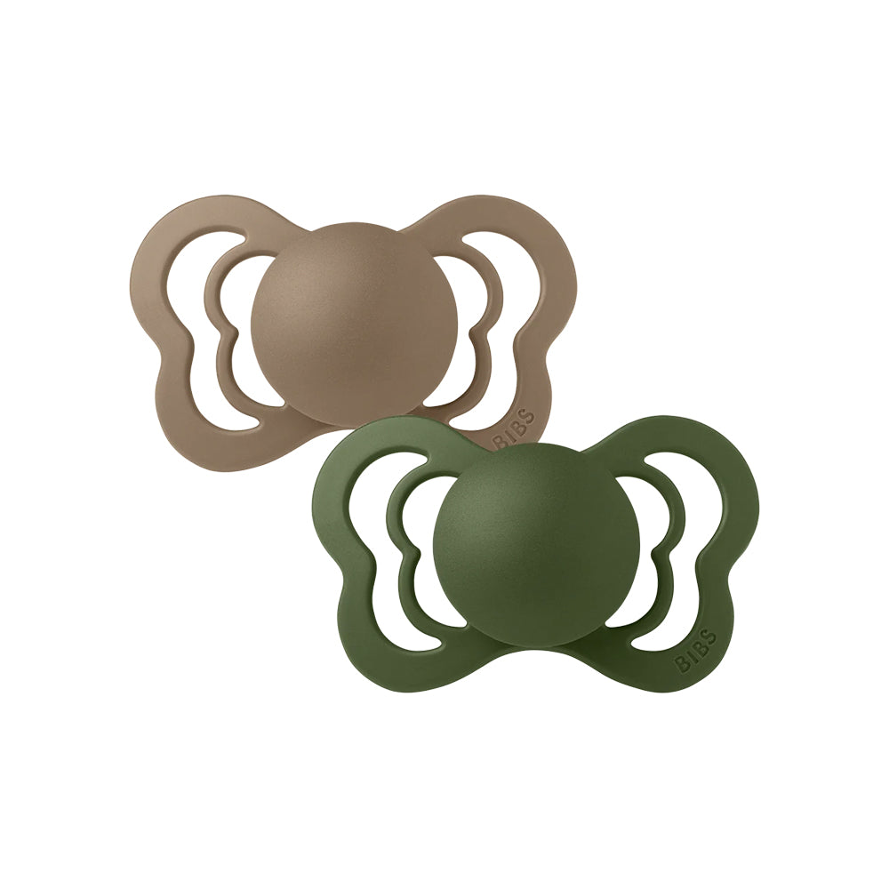 BIBSCouturePacifierBrownGreen
