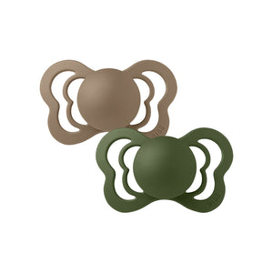BIBSCouturePacifierBrownGreen