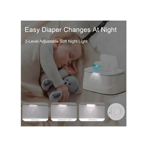 Baby Bloom Smart Wipes Warmer 3 Heat Levels  Night Light