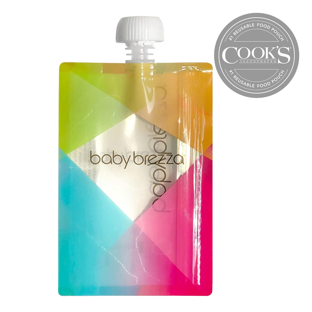Baby Brezza Reusable Baby Food Pouch - 10 Pouches