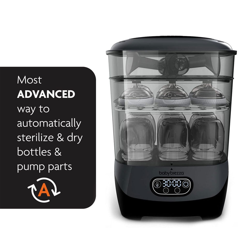Baby Brezza Sterilizer & Dryer Advanced - Black
