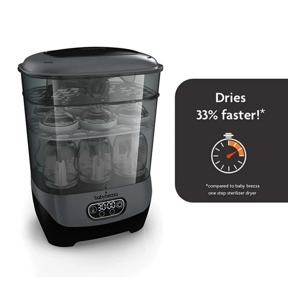 Baby Brezza Sterilizer & Dryer Advanced - Black