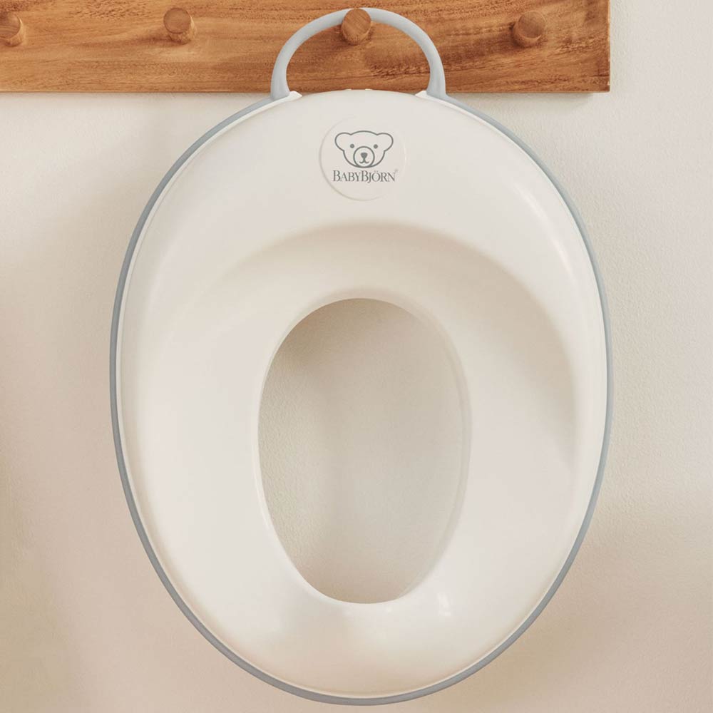 BabyBjorn Toilet Training Seat (2Yrs+) - White/Gray