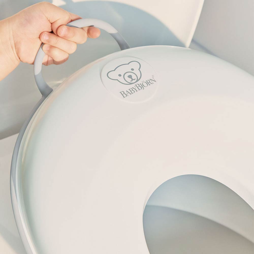 BabyBjorn Toilet Training Seat (2Yrs+) - White/Gray
